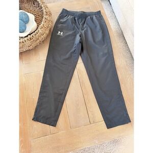 Under Armour Track Pants Loose Fit Men Black Large